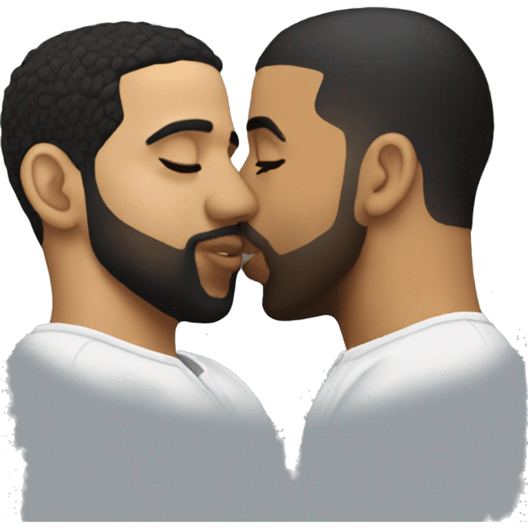 Drake kissing Drake emoji