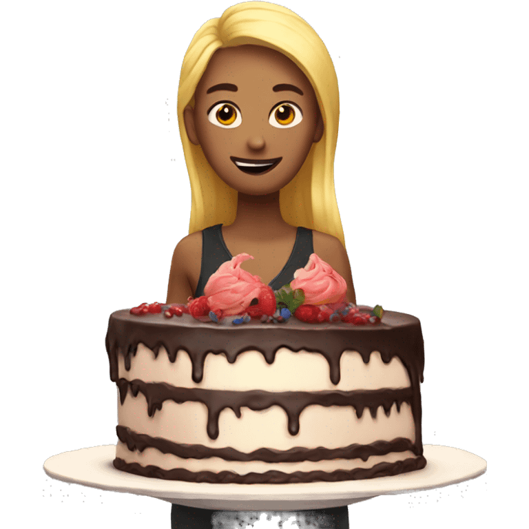 Scorpio with cake emoji