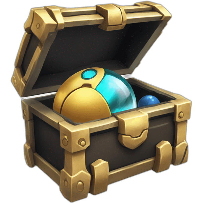 Pokemon Game LootCase Color Obsidian Rich Treasure Legendary Epic Pokeballs and Pokemons Inside this have Shiny Glow emoji