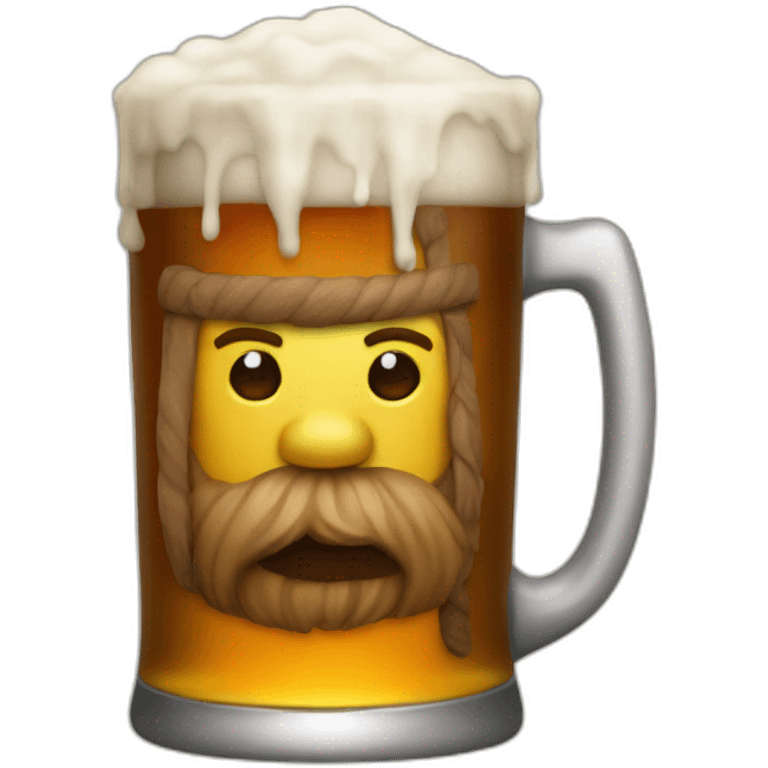 Viking drink beer emoji