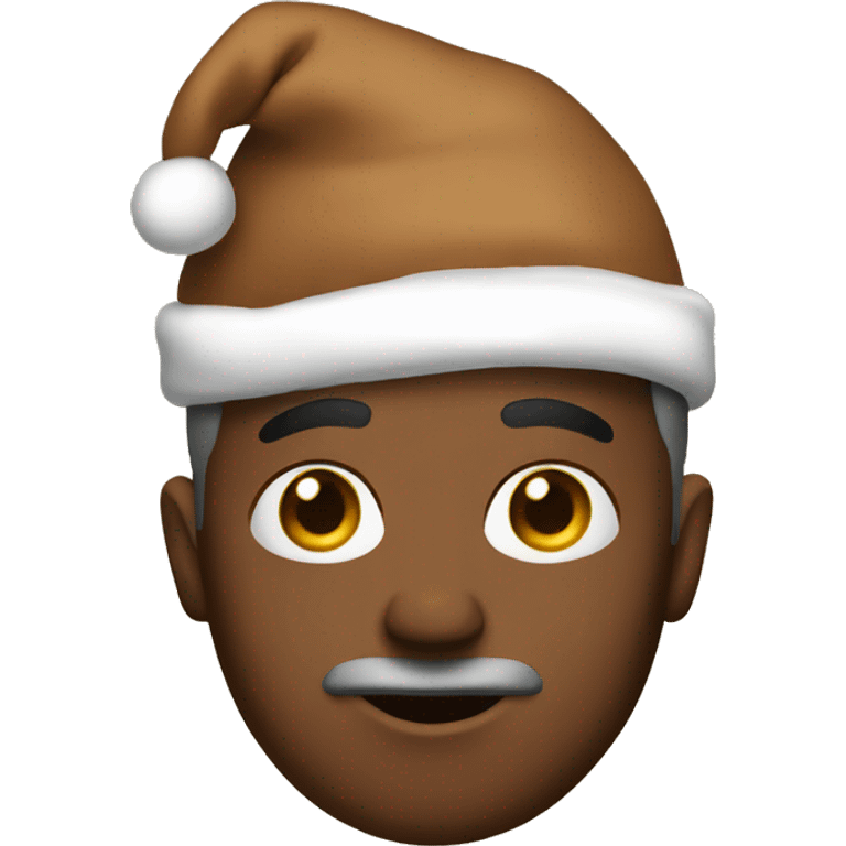 Brown Christmas emoji