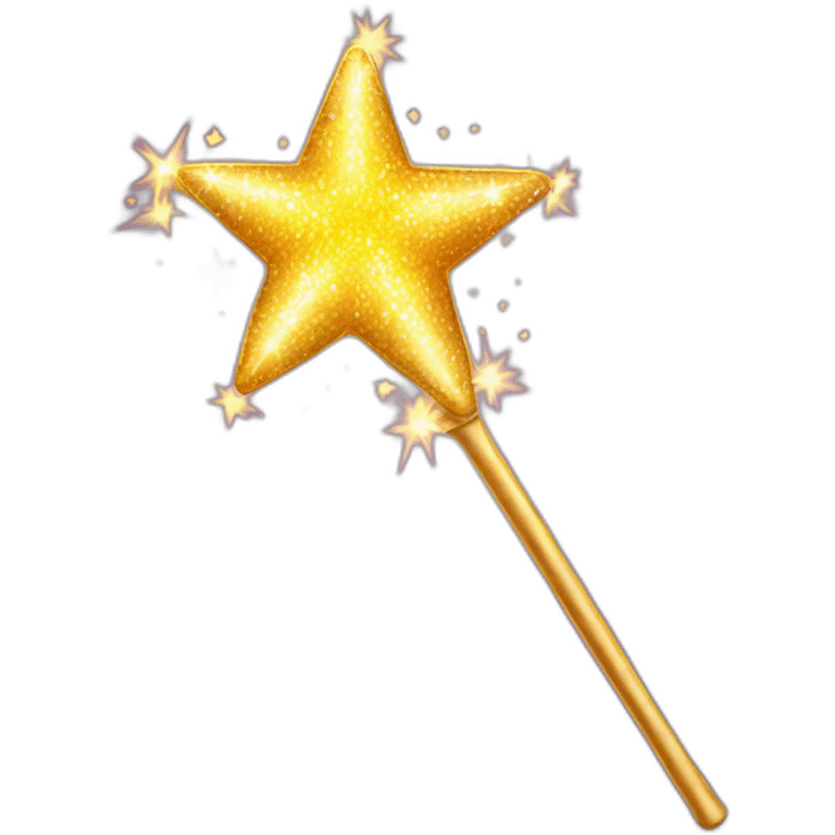 Magic wand sparkles emoji