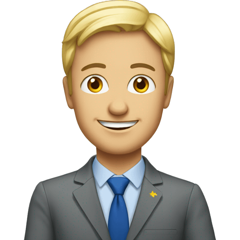 political candidate of European Union emoji