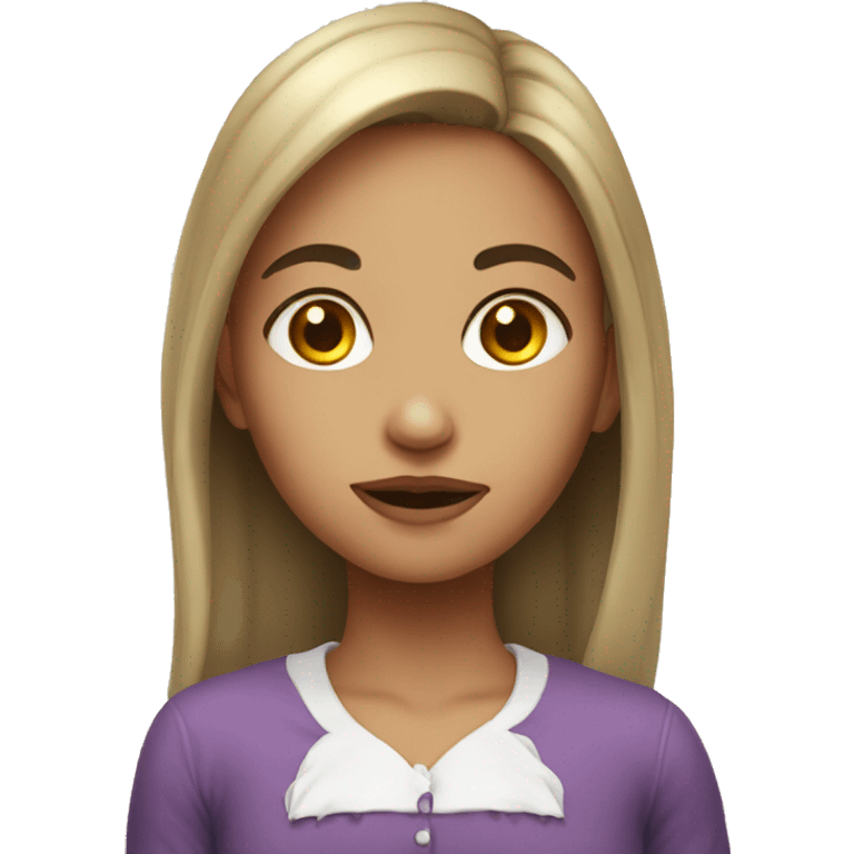 girl head halloween emoji