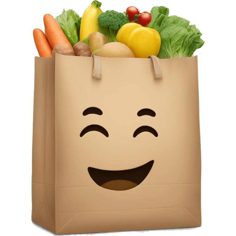 grocery bag emoji