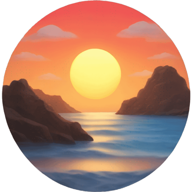 Sunset emoji