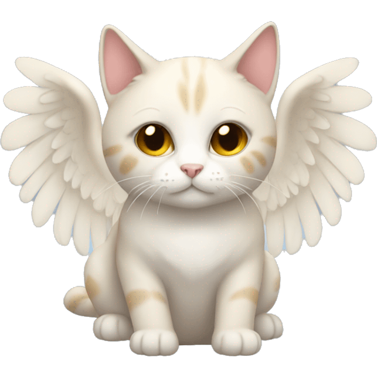 Angel cat emoji