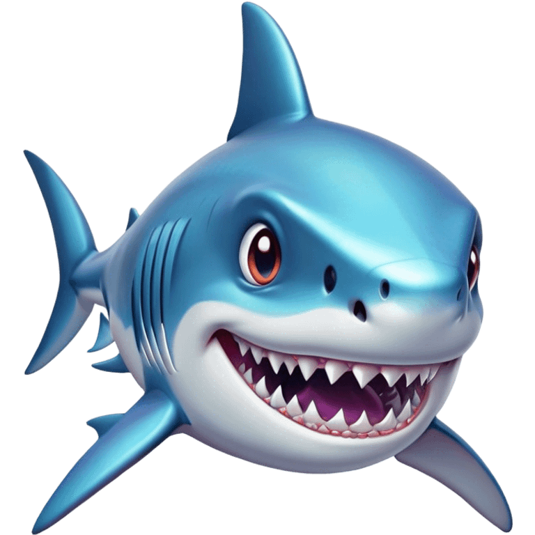 shark with diamond grills emoji