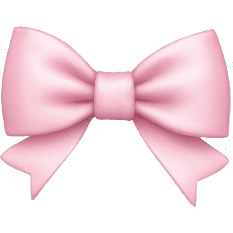 light pink bow emoji