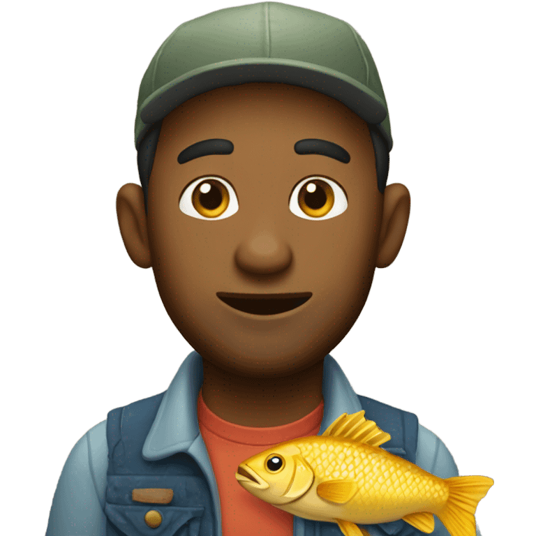 Fish wrangler emoji