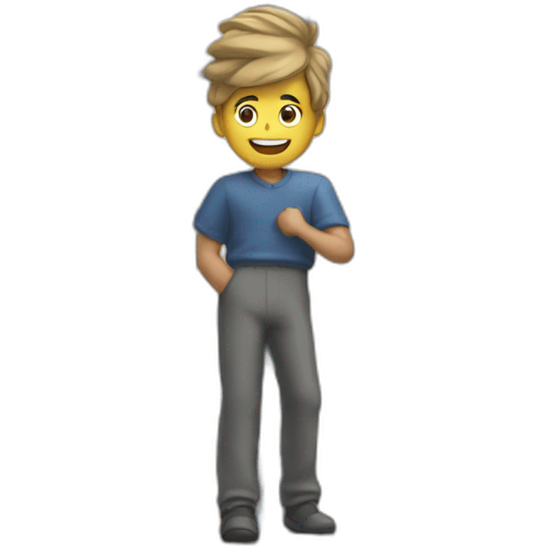 Homme sur bâtiment emoji