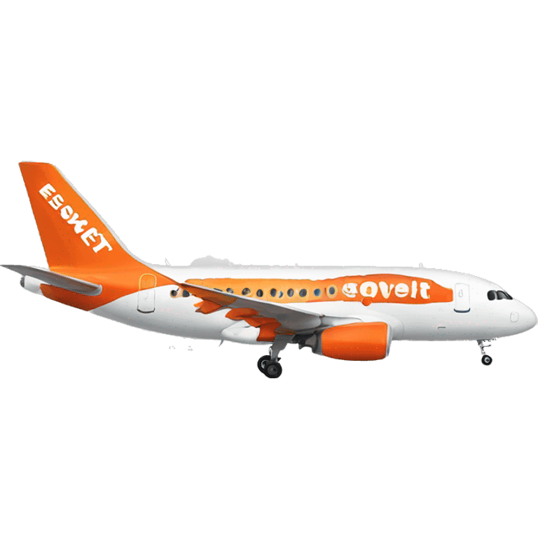 easyjet aeroplane in clouds emoji