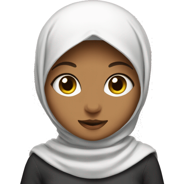 A kitten in a hijab emoji