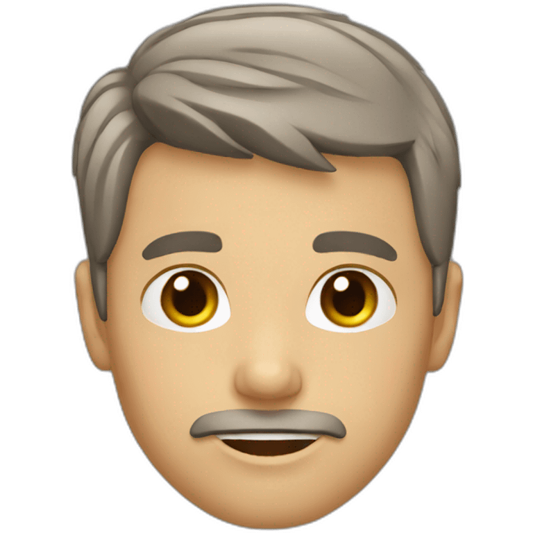 Vector emoji male short hair emoji