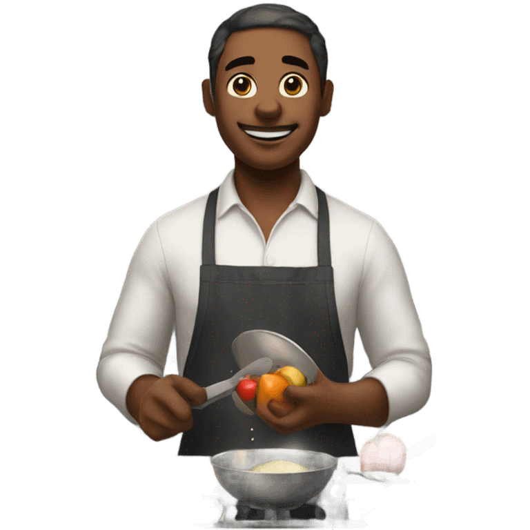 man cooking  emoji