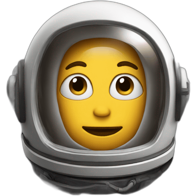 Peanut in space helmet emoji