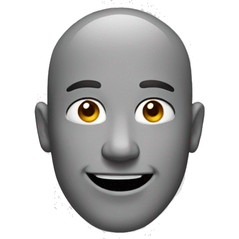 a masculine smiling face with no head emoji