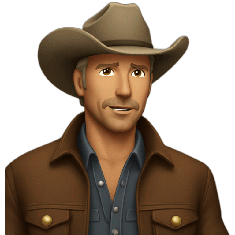 Kevin Costner cowboy emoji