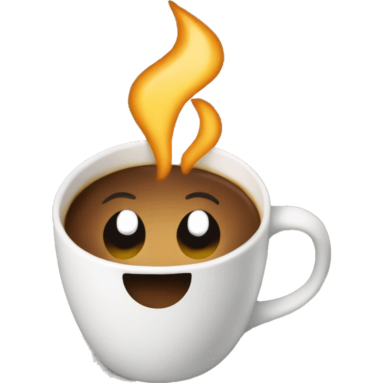 Hot coffee  emoji