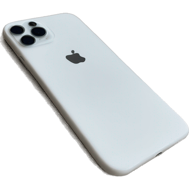 Iphone 15 pro max white emoji