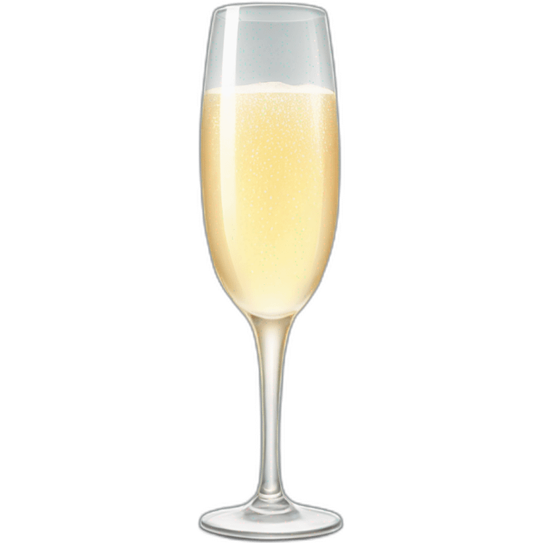 long glass of Champagne emoji