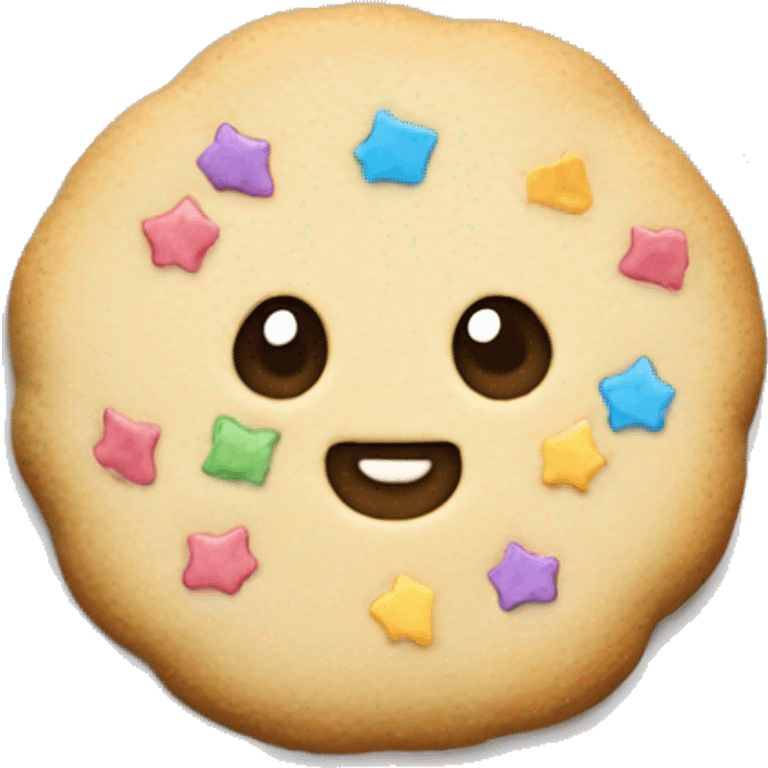 cute confetti cookie emoji