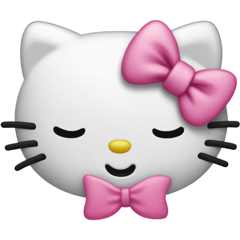 Hello kitty sleeps emoji