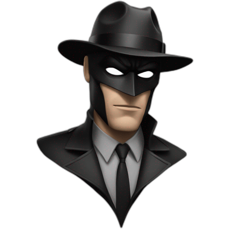 Batman noir emoji