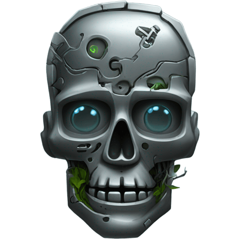 Cyborg grave emoji