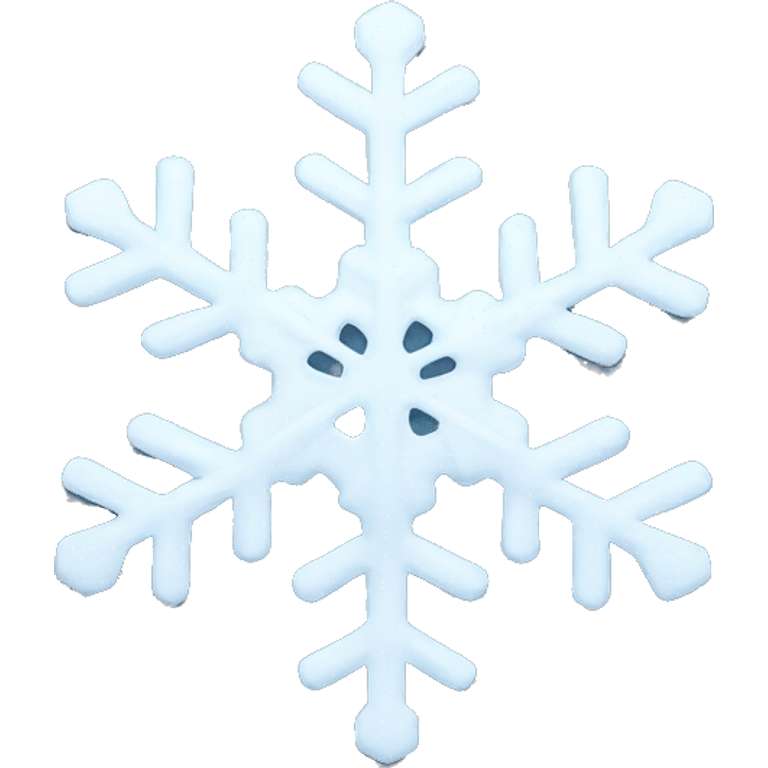 A snowflake  emoji