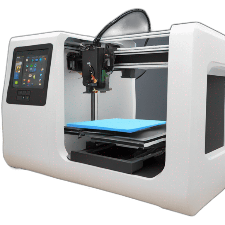 3d Printer Printing 3d Printer emoji