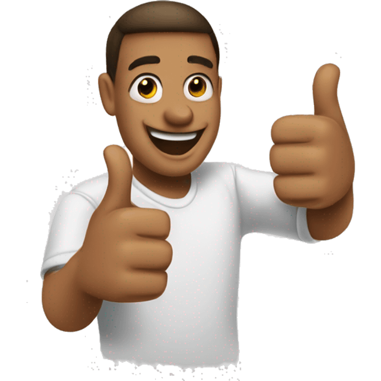 3 thumbs up emoji