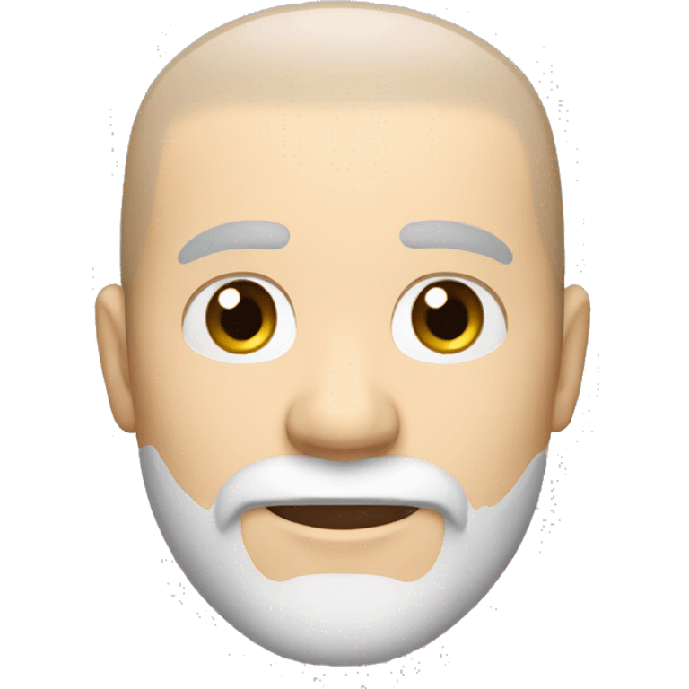 brown hair CREW CUT with beard, white skin 30 yeard old boy emoji