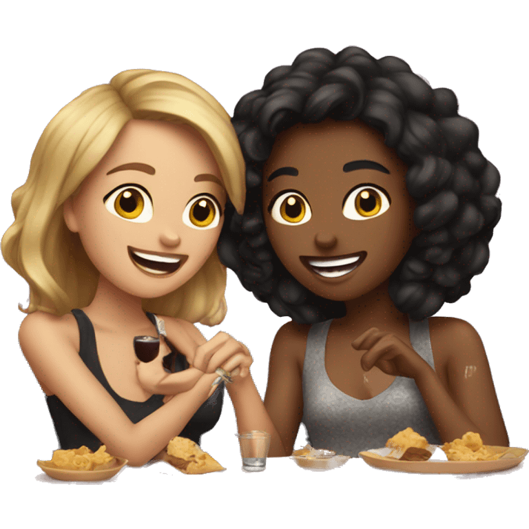 exciting girls night emoji