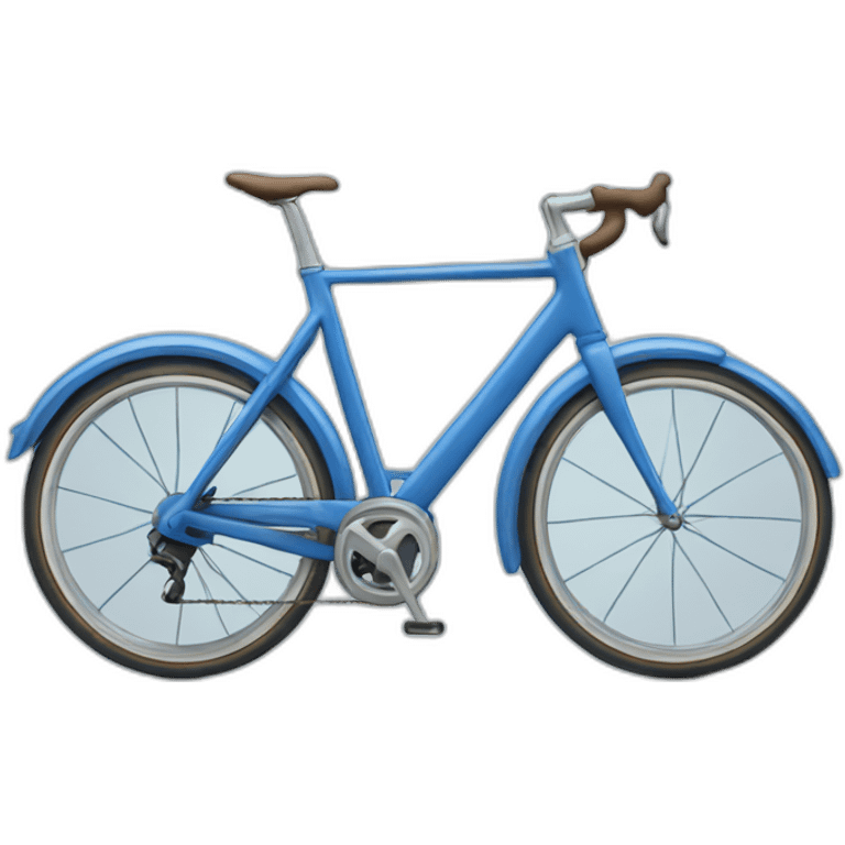 Vélo blue emoji