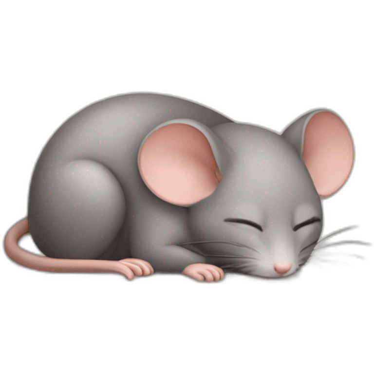 Sleepy mouse emoji