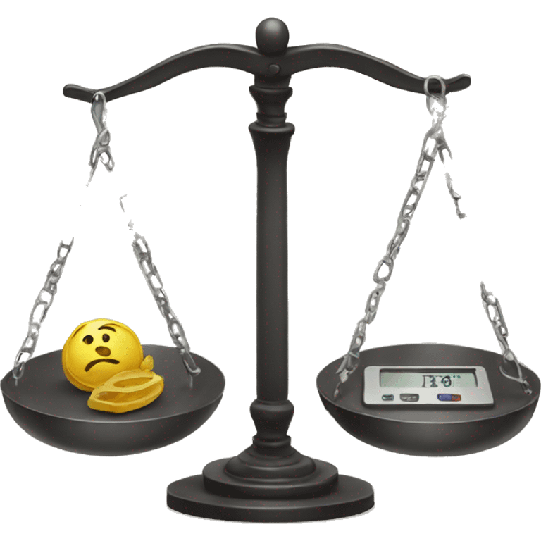 end of weighing emoji