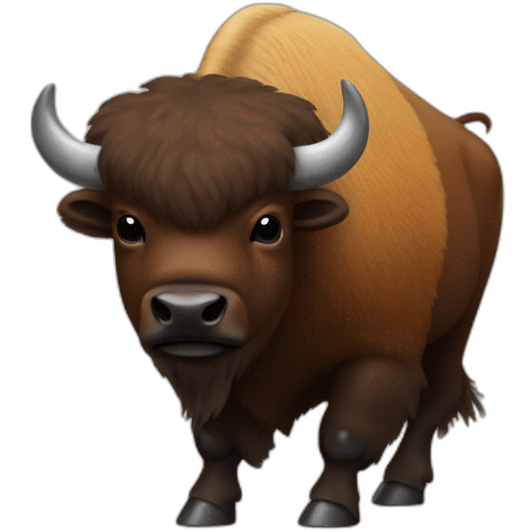 bison with hammer and sickle emoji