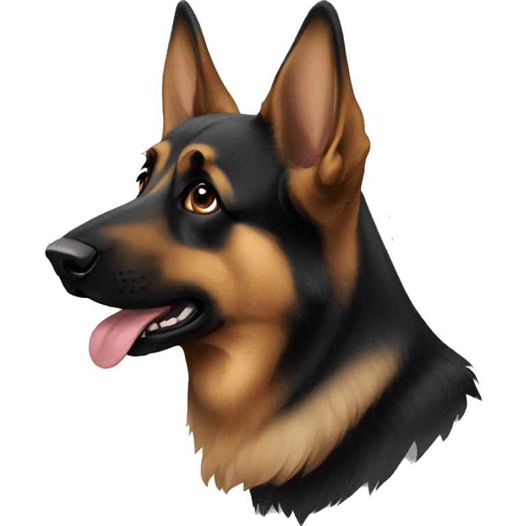 dog German shepherd emoji