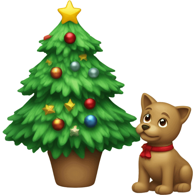 Christmas tree and toy  emoji