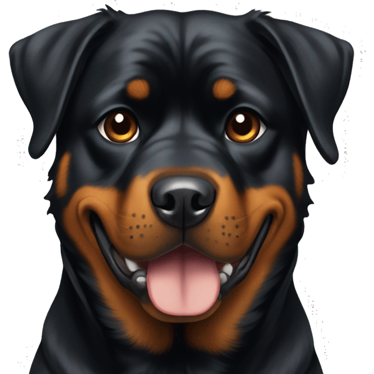 Rottweiler Rottweiler emoji