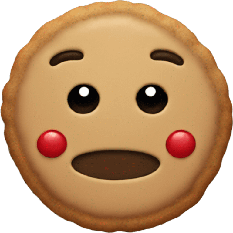 Christmas cookie emoji