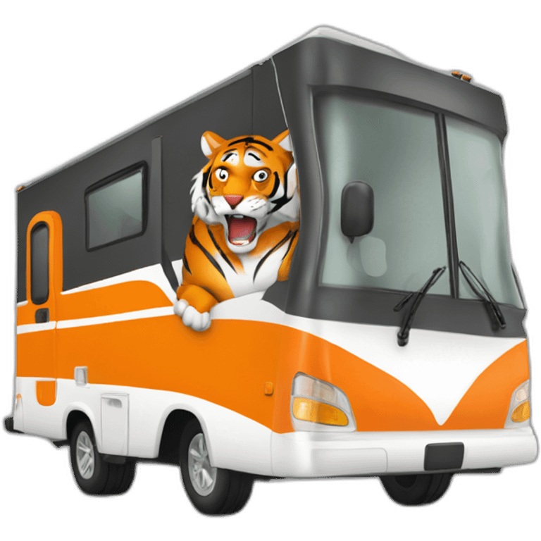 Clemson-tiger-driving-a-class-a-rv emoji