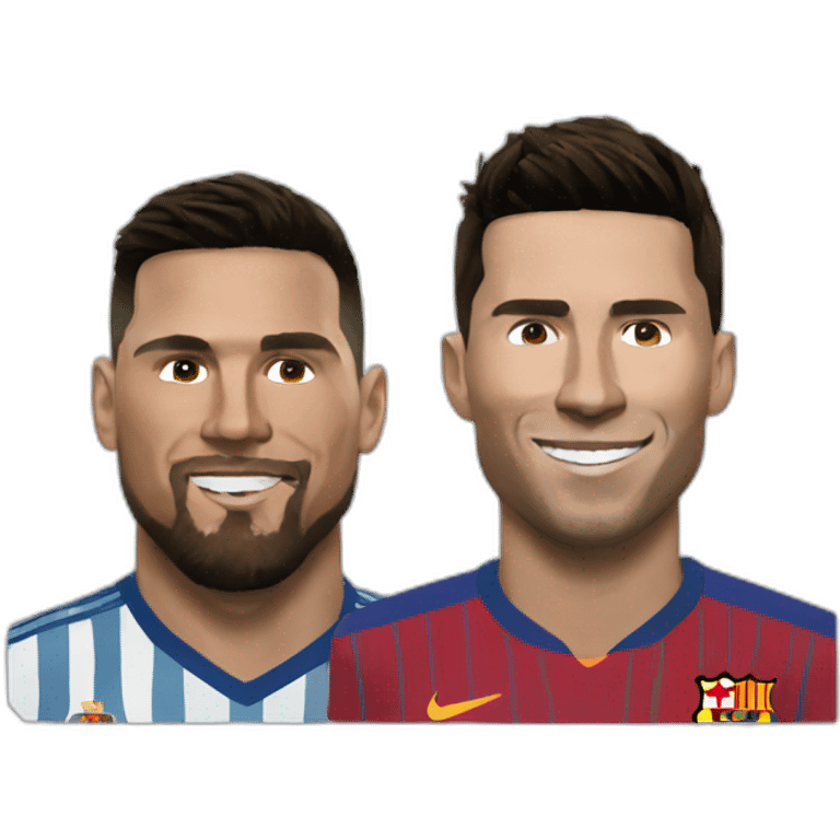 Ronaldo messi emoji