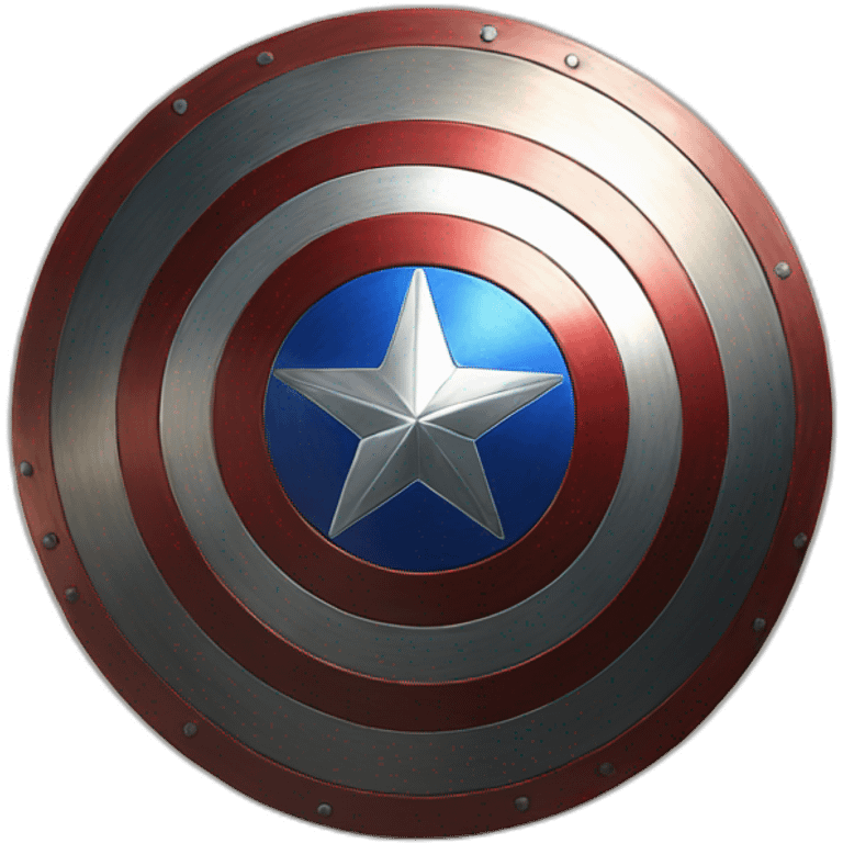 Captain America shield emoji