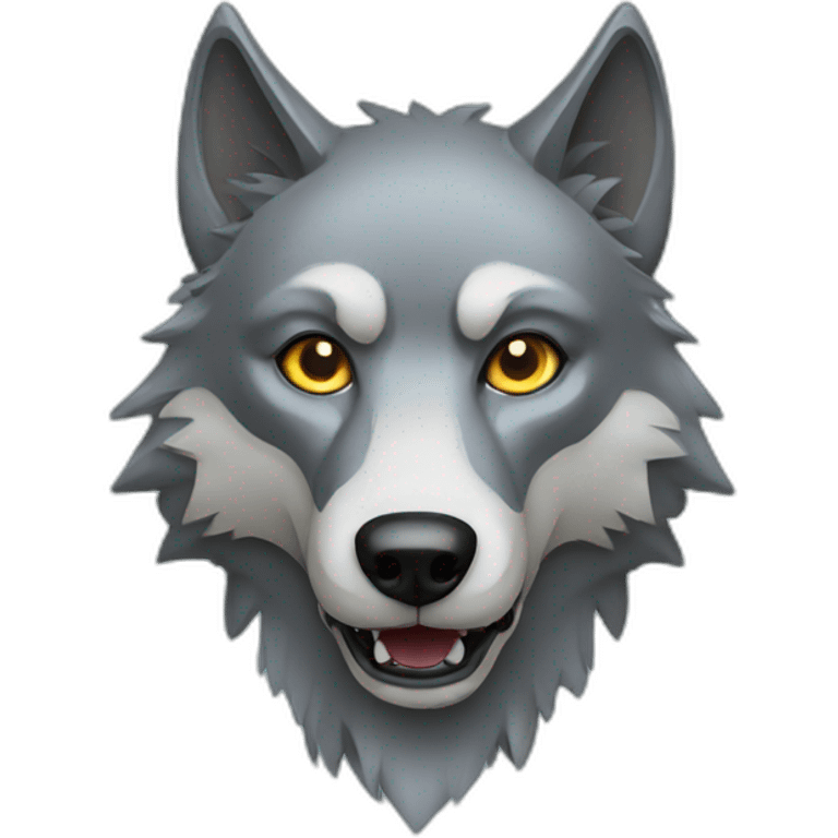 wolf robot emoji