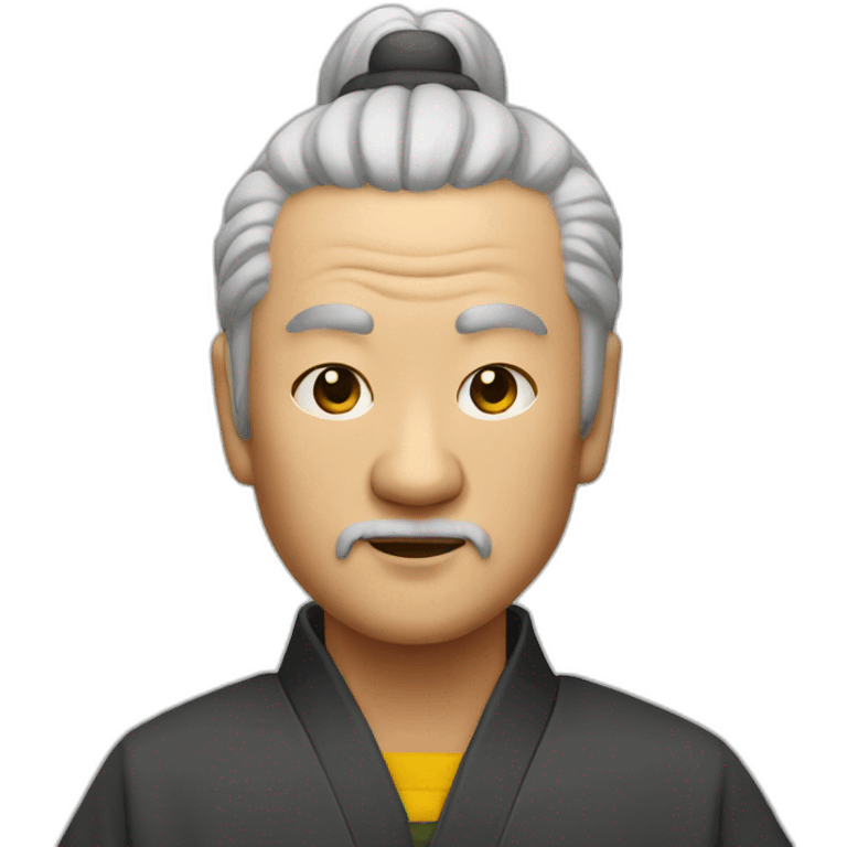 A old chinese kung fu master emoji