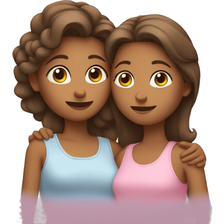 mother with daughter talk emoji