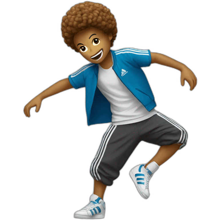 Break dance adidas emoji