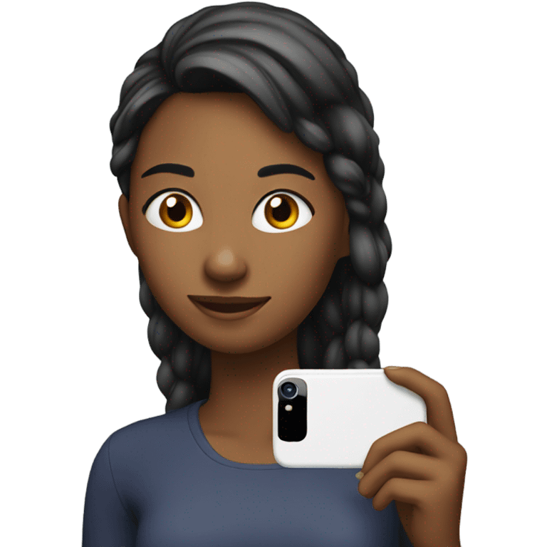 iphone girl em emoji